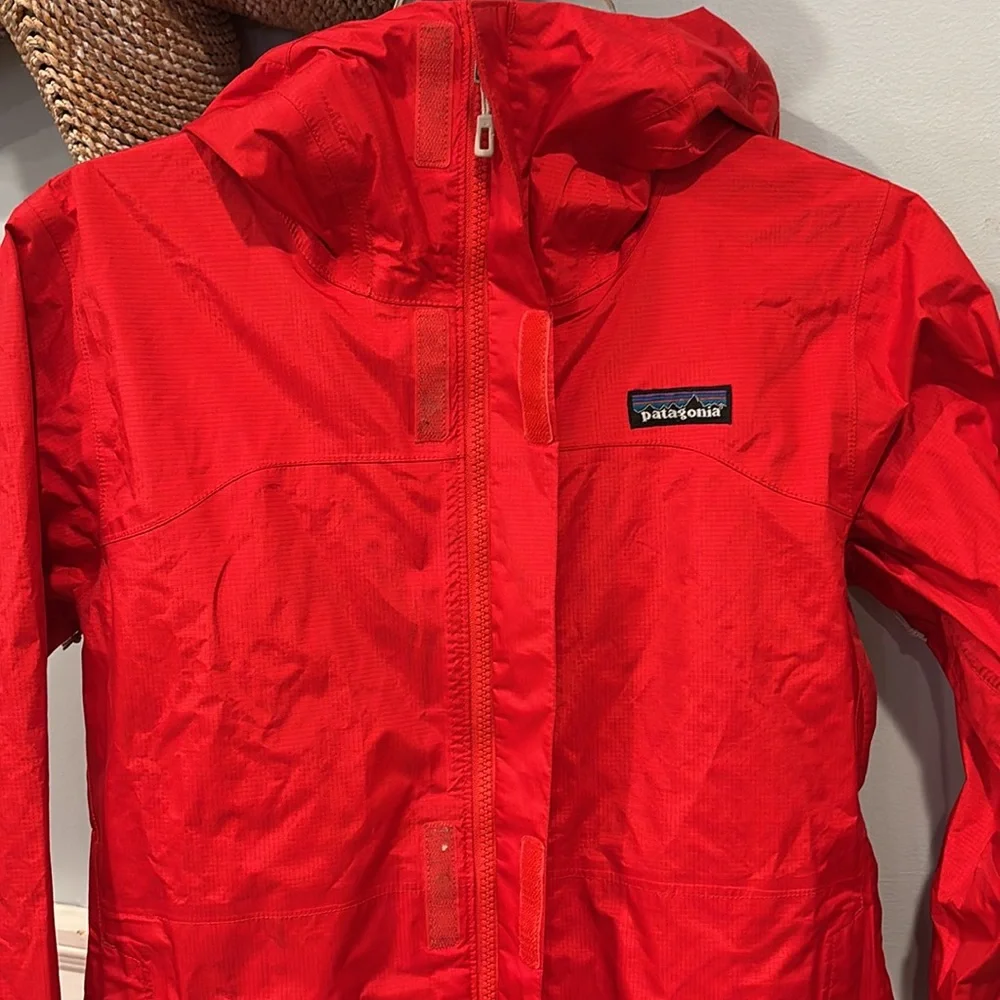 Patagonia Torrentshell H2NO Hooded Rain Jacket Waterproof Nylon Red Delicious - Picture 5 of 15
